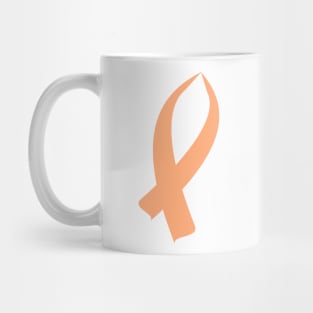 Awareness Ribbon (Peach) Mug